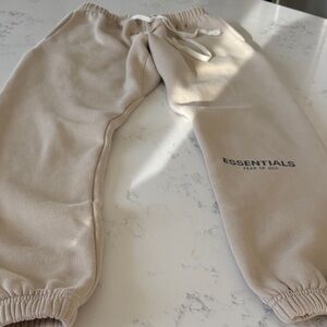 Essentials Beige Joggers small